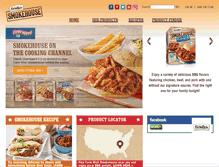 Tablet Screenshot of farmrichsmokehouse.com